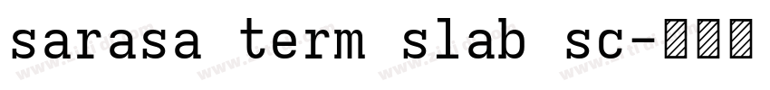 sarasa term slab sc字体转换